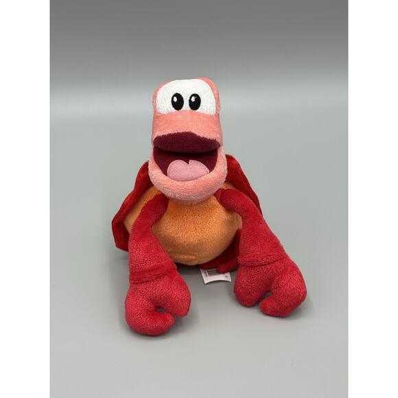 Disney The Little Mermaid Sebastian Crab Plush Small 6” Stuffed Animal - Picture 1 of 11